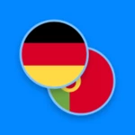 german-portuguese dictionary android application logo